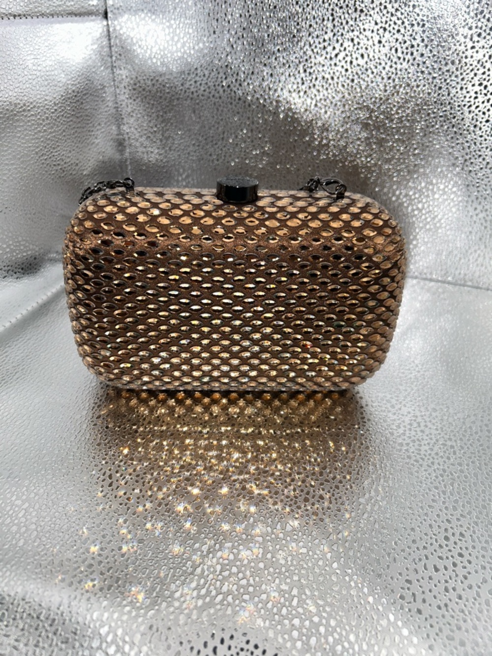 Olga Berg Brooks Hotfix Frame Clutch
